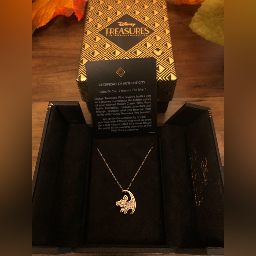 Disney Treasures “The Lion King” diamond necklace.